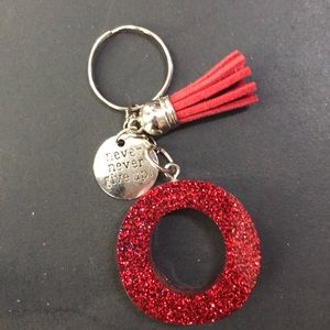 Letter O keychain